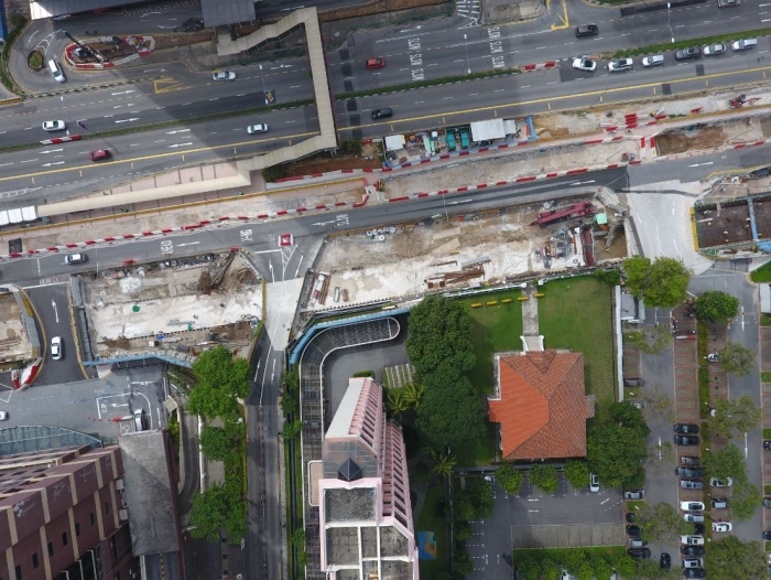 삼성물산이 지난 2015년 11월 수주한 싱가포르 지하철T307공구 공사현장. 사진=삼성물산