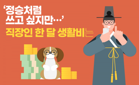 ‘정승처럼 쓰고 싶지만···’ 직장인 한 달 생활비는