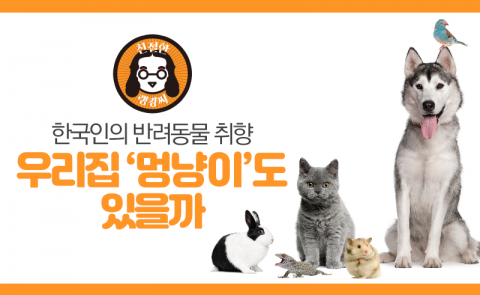순위로 본 한국인의 반려동물 취향···우리집 ‘멍냥이’도 있을까