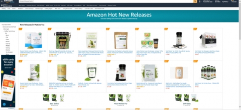 보성군, “보성차 오션브리즈, 아마존 matcha tea 부분 1위