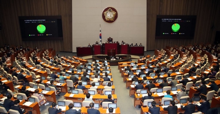 29일 국회 본회의. 사진=연합뉴스 제공