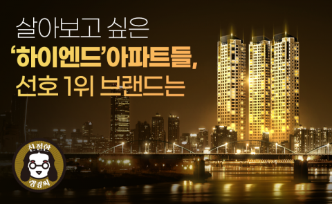 살아보고 싶은 ‘하이엔드’ 아파트들, 선호 1위 브랜드는