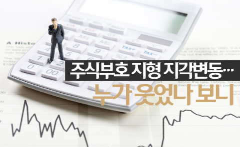 주식부호 지형 지각변동···누가 웃었나 보니