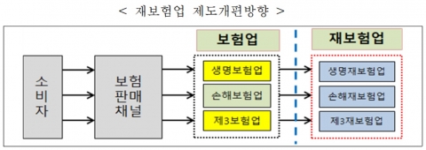 재보험, 손해보험과 분리···특화 재보험사 신설 문턱 낮춘다