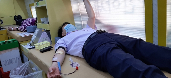 새마을금고중앙회 광주전남본부, 생명 나눔 ‘헌혈 릴레이’ 캠페인 동참 모습