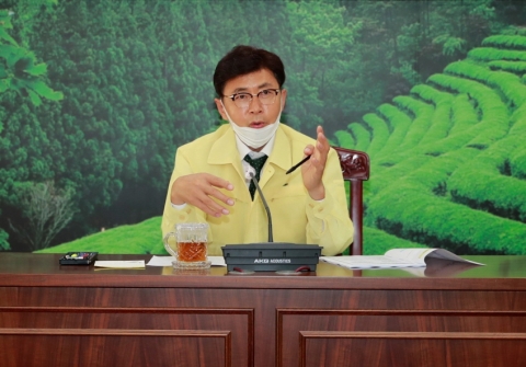 김철우 보성군수, 코로나19 차단 긴급대책회의 개최