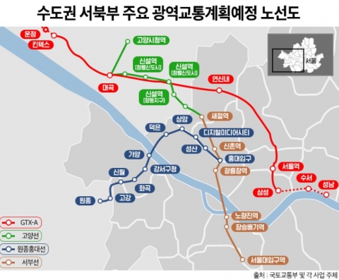 항동·덕은지구 철길 호재로 수익형 부동산 시장 들썩