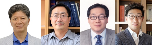 왼쪽부터 곽준명 교수, 김규형 교수, 이용민 교수, 김민석 교수(사진제공=DGIST)
