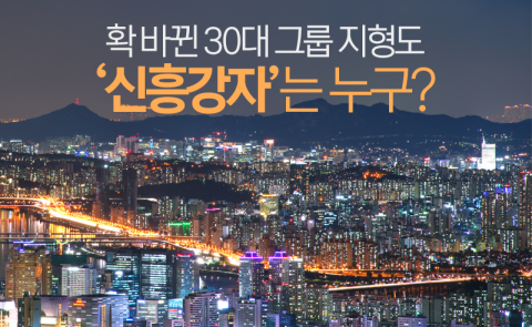 확 바뀐 30대 그룹 지형도···‘신흥강자’는 누구?