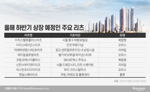 리츠 전성시대 올까···하반기 새내기 공모리츠 ‘주목’