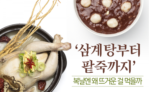 ‘삼계탕부터 팥죽까지’ 복날엔 왜 뜨거운 걸 먹을까