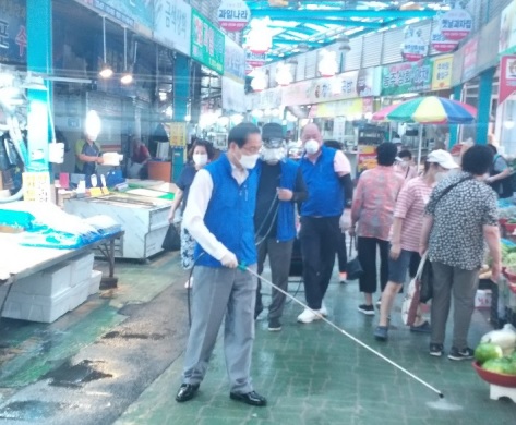 남광주새마을금고, 방역지원봉사단 발족 자율방역 봉사