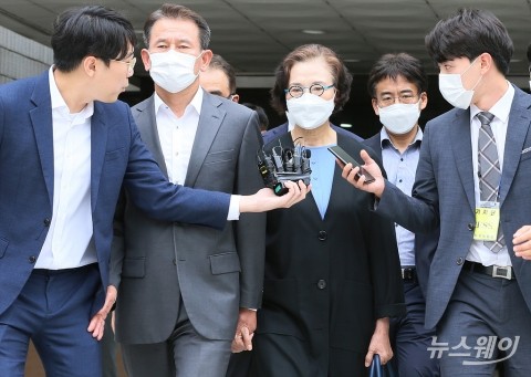 ‘상습폭행 혐의’ 한진家 이명희, 2심도 집행유예