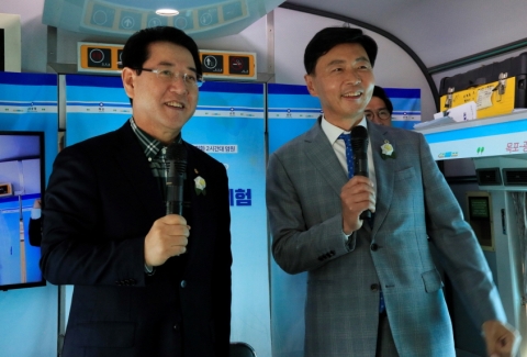 김철우 보성군수, 김영록 지사에 경전선 벌교역 정차 협조 요청