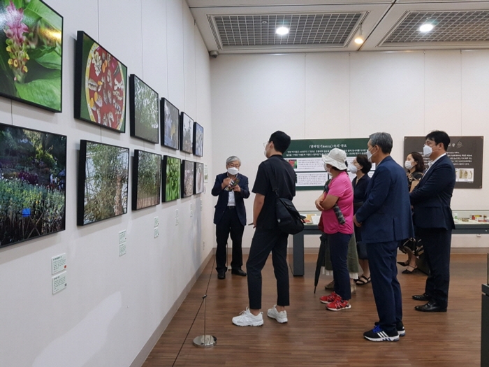 순천대 ‘약초를 만나다’특별전 모습