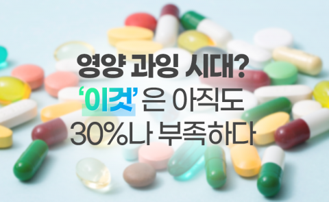 영양 과잉 시대? ‘이것’은 아직도 30%나 부족하다
