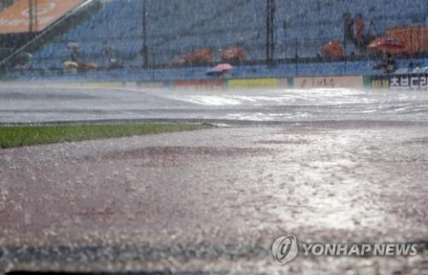 10일 프로야구 태풍 영향에 모두 취소