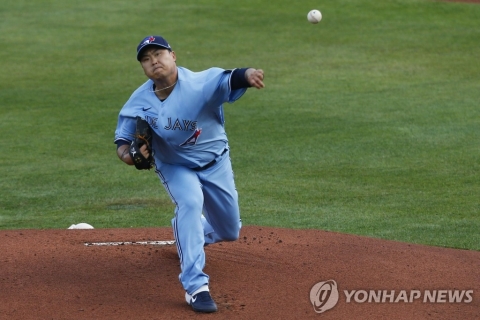 류현진, 6이닝 1실점 쾌투에도 2승 무산