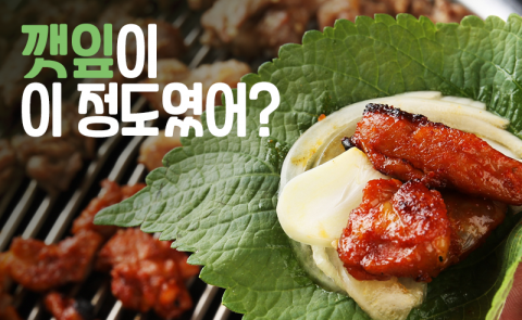 깻잎이 이 정도였어?