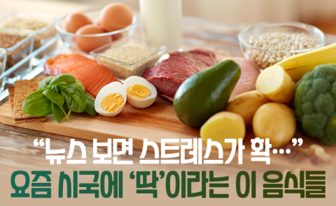 “뉴스 보면 스트레스가 확···” 요즘 시국에 ‘딱’이라는 이 음식들