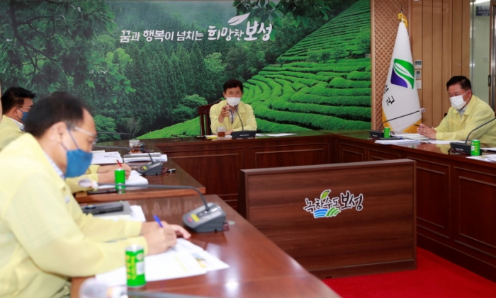 김철우 보성군수, 태풍 ‘바비’ 대비 긴급 대책 회의 개최 기사의 사진
