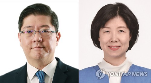 더불어민주당 김홍걸 의원(왼쪽)과 무소속 양정숙 의원. 사진=연합뉴스