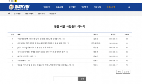 고양시, 청취다방 ‘성공 수다방’에 취업 성공담 게시...“청년들에게 희망을”