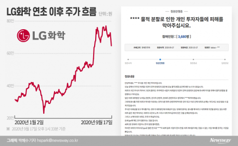 LG화학 물적분할에 개미 울화통···“배터리 때문에 샀는데”