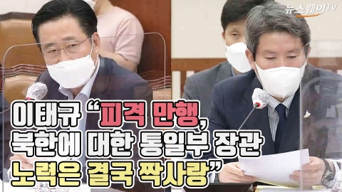 이태규 “피격 만행, 북한에 대한 통일부 장관 노력은 결국 짝사랑”