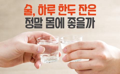 술, 하루 한두 잔은 정말 몸에 좋을까