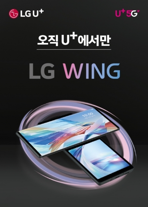 오는 6일 LG전자 신규 스마트폰 ‘LG 윙(WING)’을 출시를 기념해 최대 118만9540원 혜택을 준비했다. 사진=LG유플러스 제공