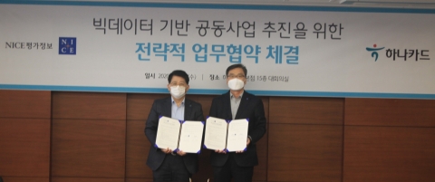 하나카드, 나이스평가와 빅데이터사업 추진
