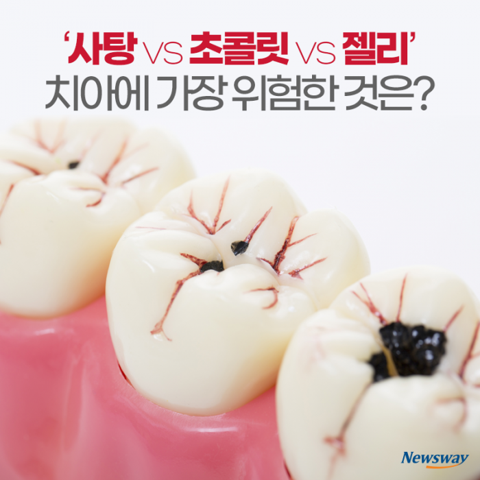 ‘사탕 vs 초콜릿 vs 젤리’ 치아에 가장 위험한 것은? 기사의 사진