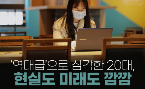 ‘역대급’으로 심각한 20대, 현실도 미래도 깜깜