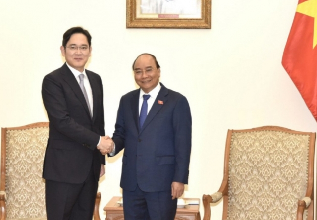 이재용 부회장, 베트남 총리 만나 협력방안 논의