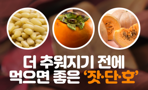 더 추워지기 전에 먹으면 좋은 ‘잣·단·호’