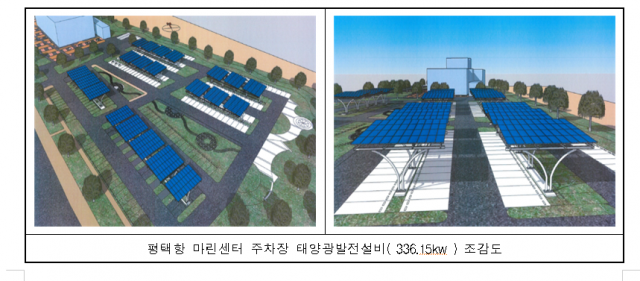경기평택항만공사, 마린센터 주차장 태양광 발전설비 도입