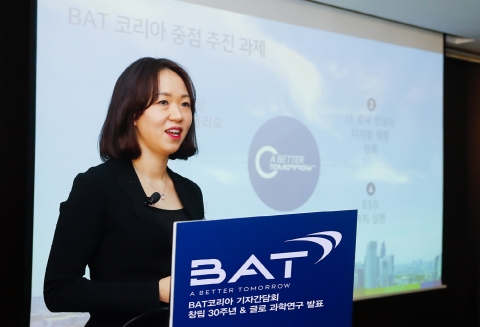 김은지 BAT코리아 사장 “점유율 만족 못해···위해성 저감 제품으로 시장공략”