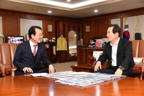 김종식 목포시장, 정세균 총리 면담하고 관광거점도시 정부 협조 요청