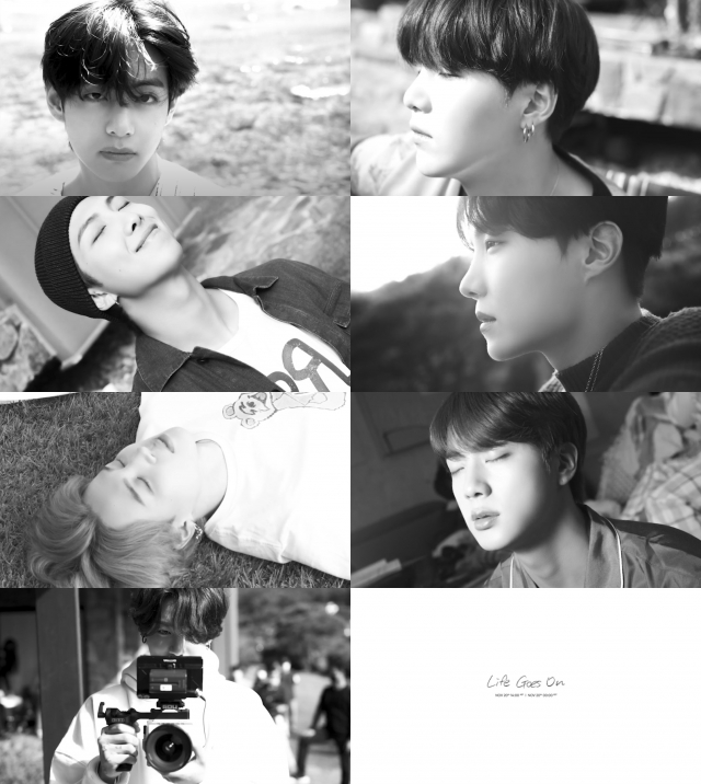 ‘컴백 D-1’ 방탄소년단, ‘Life Goes On’ 흑백 티저 공개