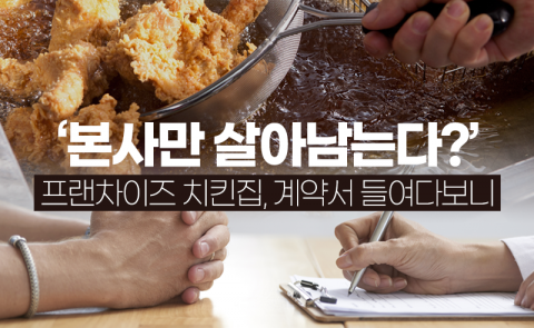 ‘본사만 살아남는다?’ 프랜차이즈 치킨집, 계약서 들여다보니