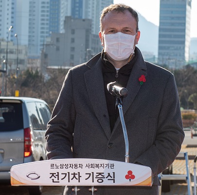 르노삼성자동차, 부산 사회공헌 돌입···‘10억원’ 상당 전기차 기부한다