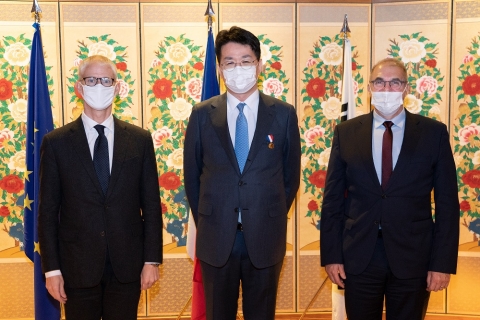 조원태 한진그룹 회장, 佛 외교공로 훈장 ‘금장’ 수훈
