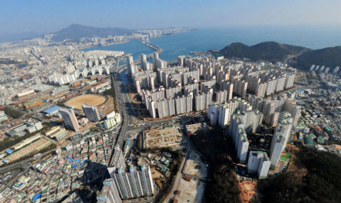 부산 일대 아파트 밀집지역 모습. 사진=뉴스웨이DB