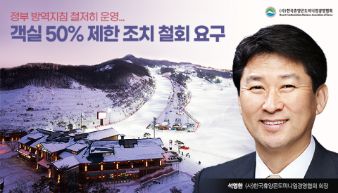 韓콘도협회, 객실 50% 이내 ‘예약 제한’···소상공인 피해 가중 우려