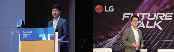 삼성리서치 승현준 소장(왼쪽)과 LG전자 박일평 CTO(최고기술책임자). 사진= 각 사 제공