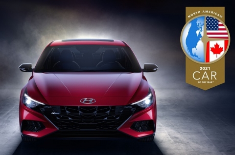 현대 아반떼 ‘美 올해의 차’ 쾌거···‘디자인·기술·연비·성능’ 만족