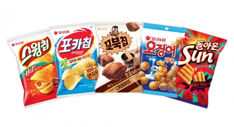 오리온 스낵, 지난해 12월 최대 월매출 기록