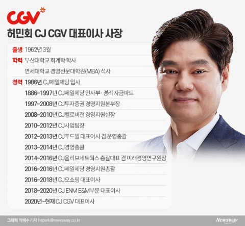 ‘그룹 해결사’ 허민회 CJ CGV 대표이사 사장