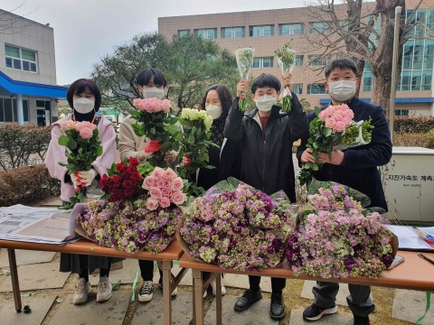화순군, 화훼 농가 돕기 운동 캠페인 전개